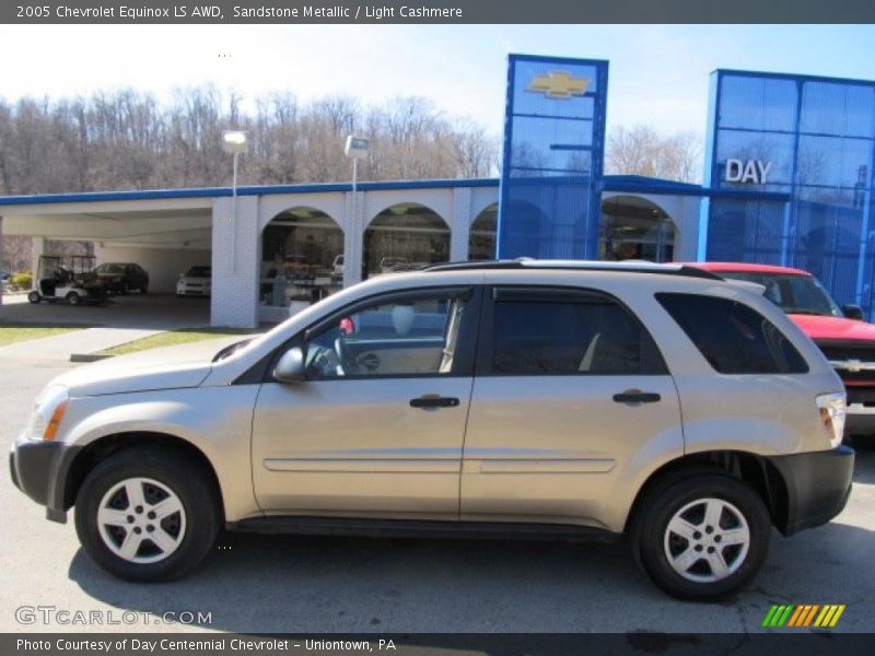 Sandstone Metallic / Light Cashmere 2005 Chevrolet Equinox LS AWD