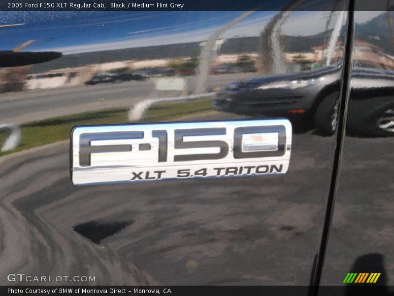 Black / Medium Flint Grey 2005 Ford F150 XLT Regular Cab