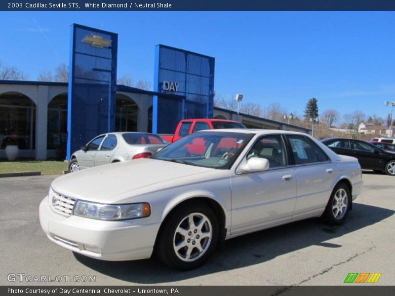 White Diamond / Neutral Shale 2003 Cadillac Seville STS