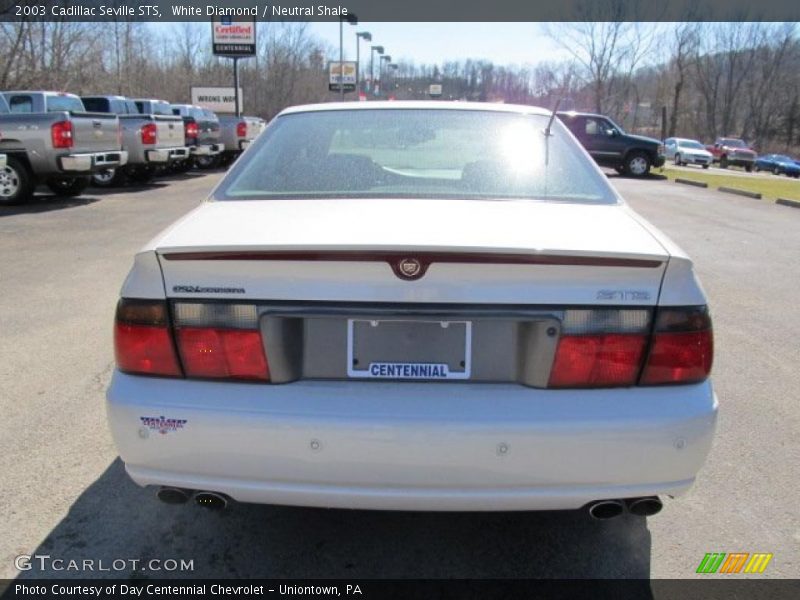 White Diamond / Neutral Shale 2003 Cadillac Seville STS