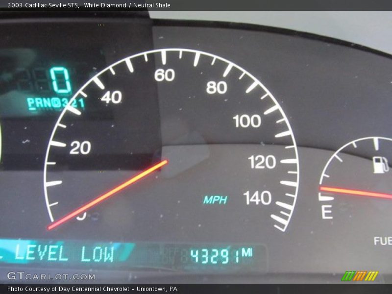 White Diamond / Neutral Shale 2003 Cadillac Seville STS