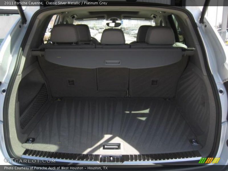  2011 Cayenne  Trunk