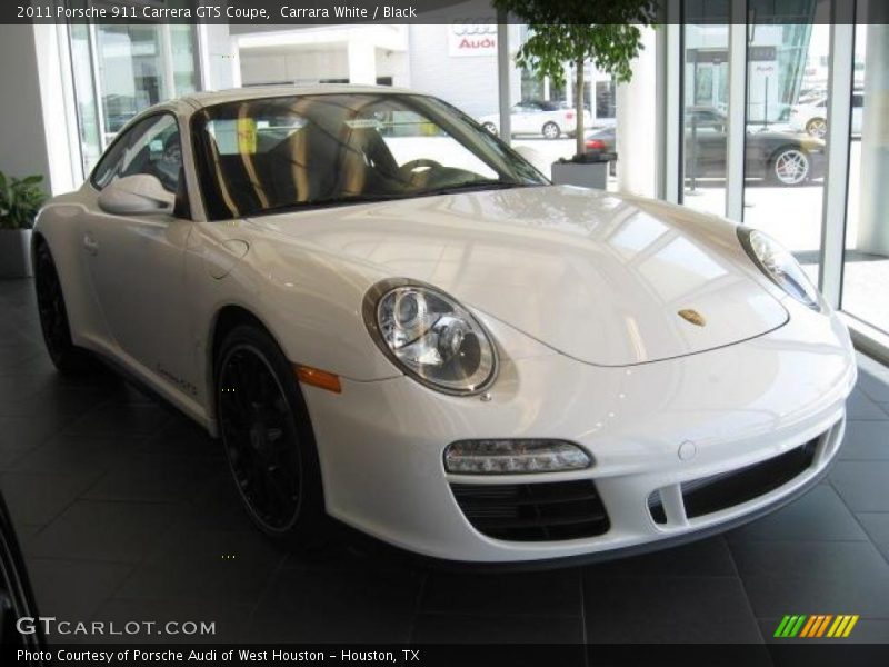 Carrara White / Black 2011 Porsche 911 Carrera GTS Coupe