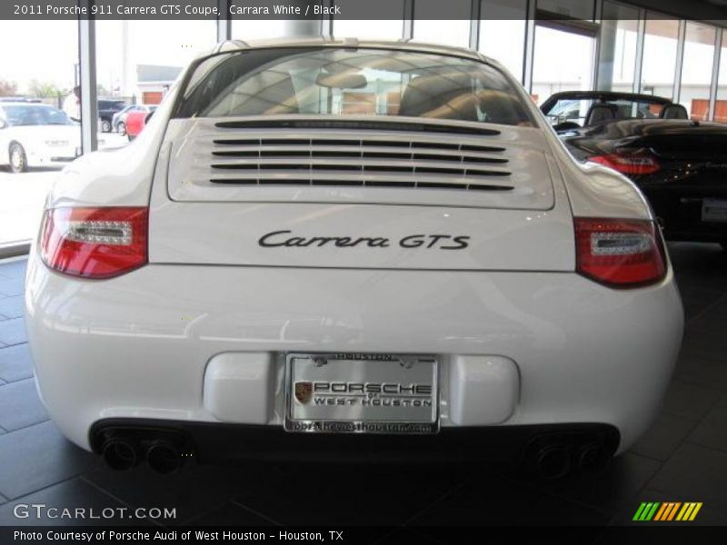 Carrara White / Black 2011 Porsche 911 Carrera GTS Coupe