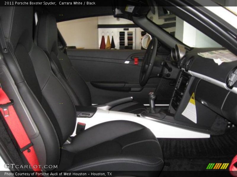  2011 Boxster Spyder Black Interior