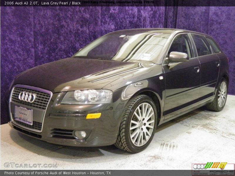 Lava Grey Pearl / Black 2006 Audi A3 2.0T