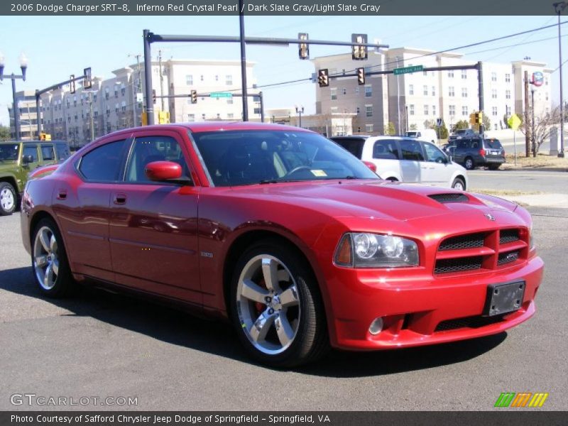 Inferno Red Crystal Pearl / Dark Slate Gray/Light Slate Gray 2006 Dodge Charger SRT-8