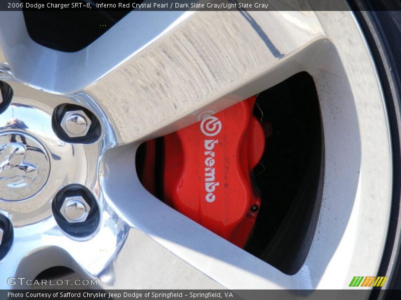Inferno Red Crystal Pearl / Dark Slate Gray/Light Slate Gray 2006 Dodge Charger SRT-8