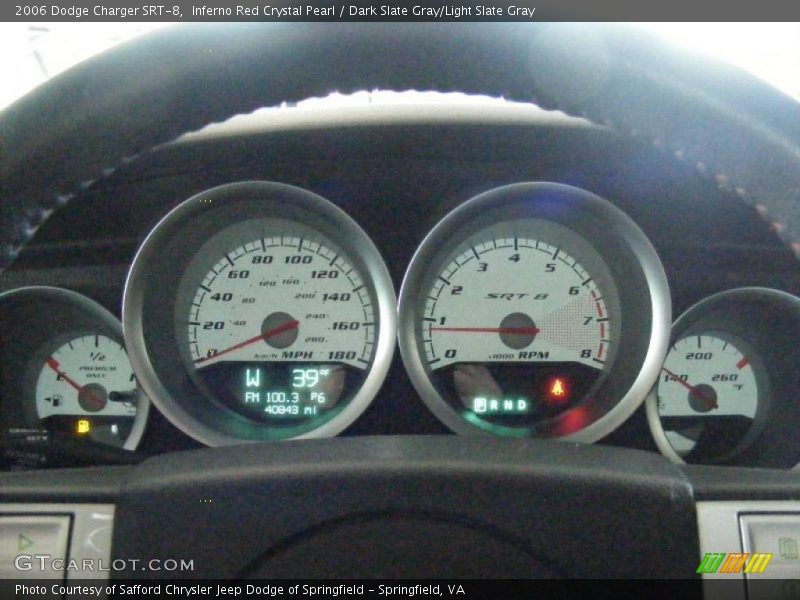 Inferno Red Crystal Pearl / Dark Slate Gray/Light Slate Gray 2006 Dodge Charger SRT-8