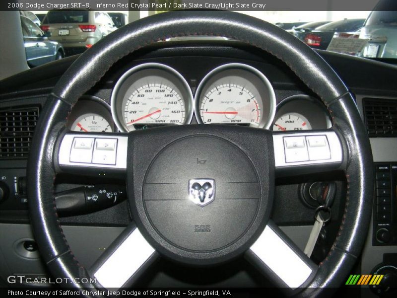Inferno Red Crystal Pearl / Dark Slate Gray/Light Slate Gray 2006 Dodge Charger SRT-8
