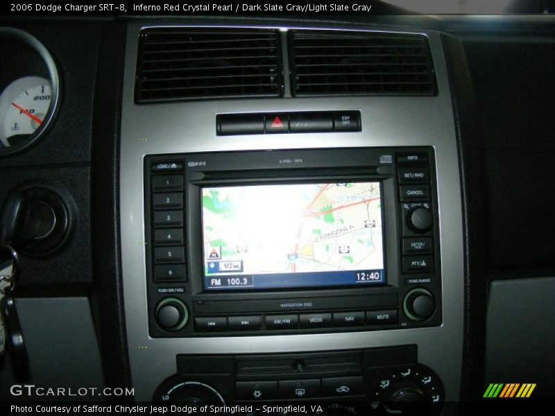 Navigation of 2006 Charger SRT-8
