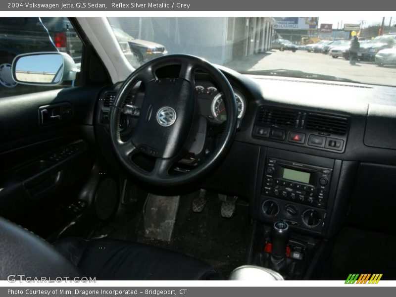 Reflex Silver Metallic / Grey 2004 Volkswagen Jetta GLS Sedan