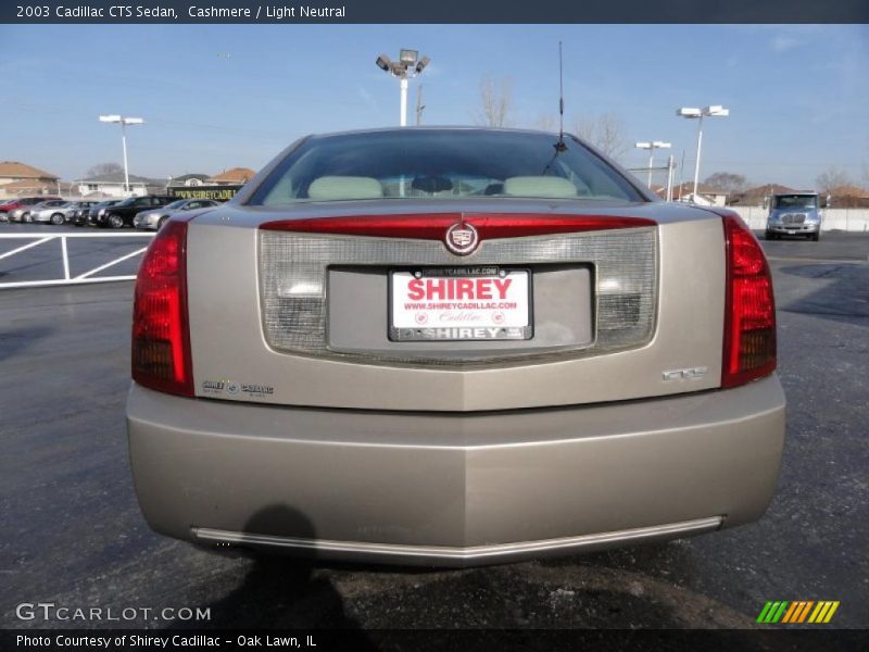 Cashmere / Light Neutral 2003 Cadillac CTS Sedan