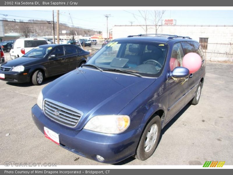 Blue Sapphire / Gray 2002 Kia Sedona EX