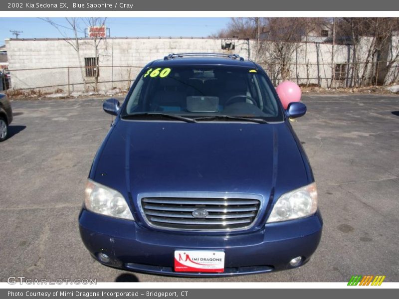 Blue Sapphire / Gray 2002 Kia Sedona EX