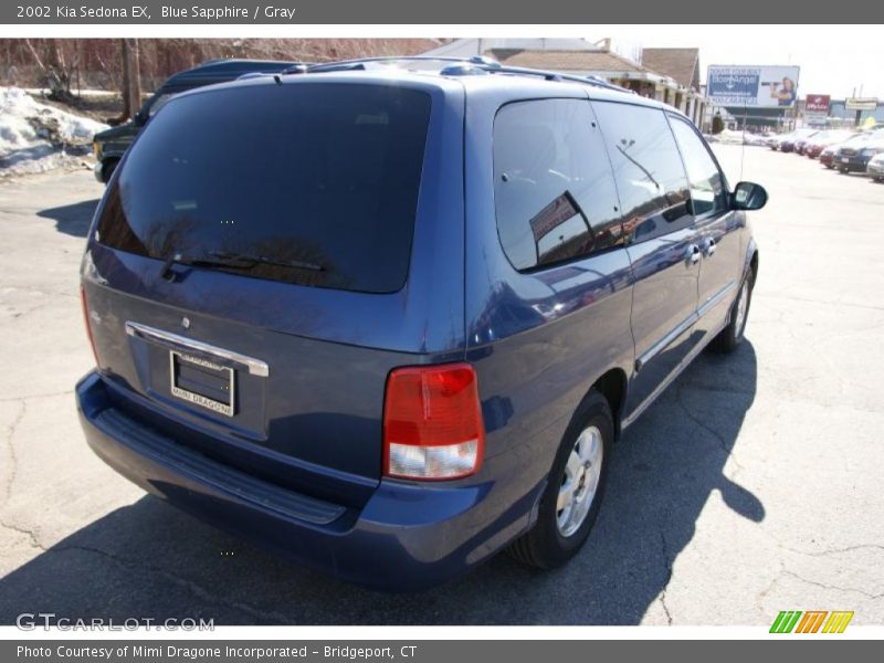 Blue Sapphire / Gray 2002 Kia Sedona EX