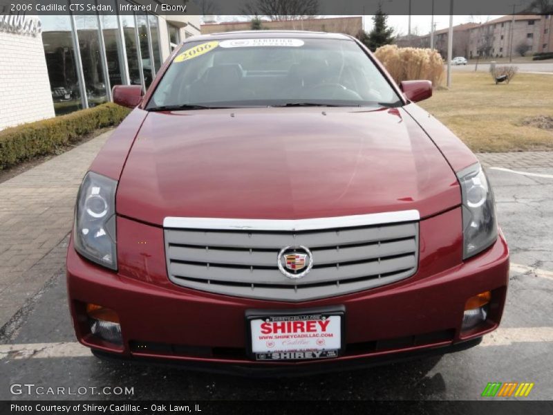 Infrared / Ebony 2006 Cadillac CTS Sedan