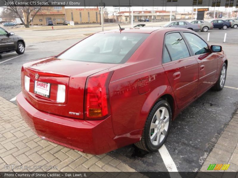 Infrared / Ebony 2006 Cadillac CTS Sedan