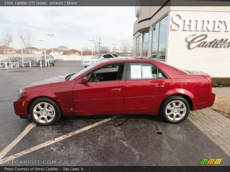 Infrared / Ebony 2006 Cadillac CTS Sedan