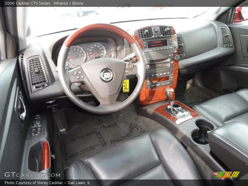 Infrared / Ebony 2006 Cadillac CTS Sedan