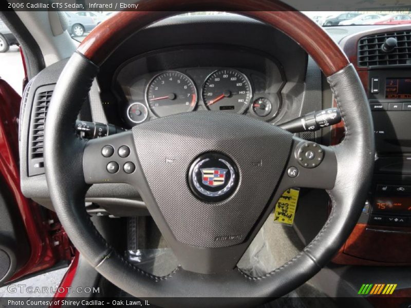 Infrared / Ebony 2006 Cadillac CTS Sedan