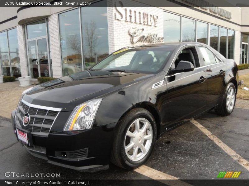 Black Raven / Ebony 2008 Cadillac CTS Sedan