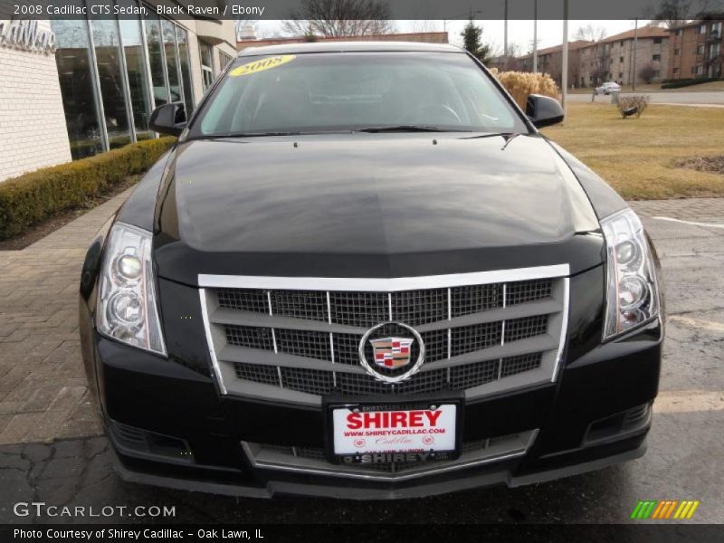 Black Raven / Ebony 2008 Cadillac CTS Sedan