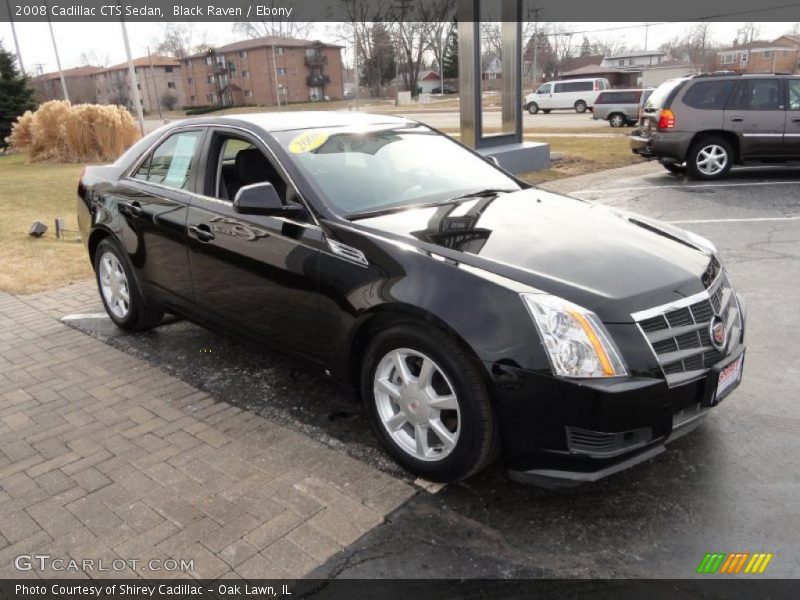 Black Raven / Ebony 2008 Cadillac CTS Sedan