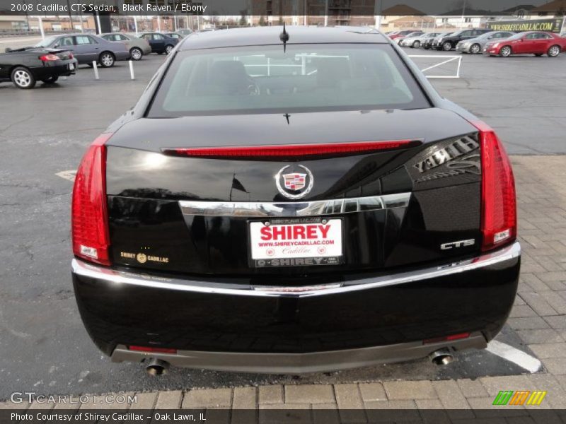 Black Raven / Ebony 2008 Cadillac CTS Sedan