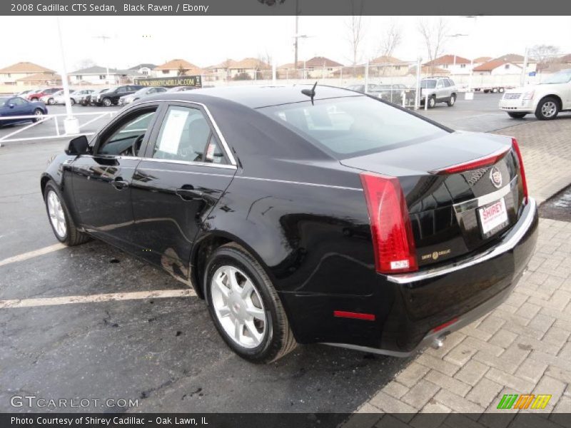 Black Raven / Ebony 2008 Cadillac CTS Sedan