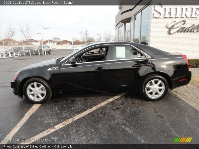 Black Raven / Ebony 2008 Cadillac CTS Sedan