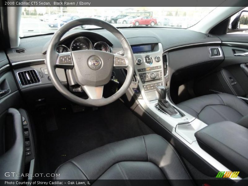 Black Raven / Ebony 2008 Cadillac CTS Sedan