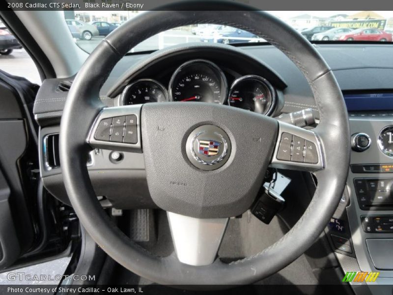 Black Raven / Ebony 2008 Cadillac CTS Sedan