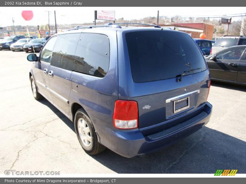 Blue Sapphire / Gray 2002 Kia Sedona EX