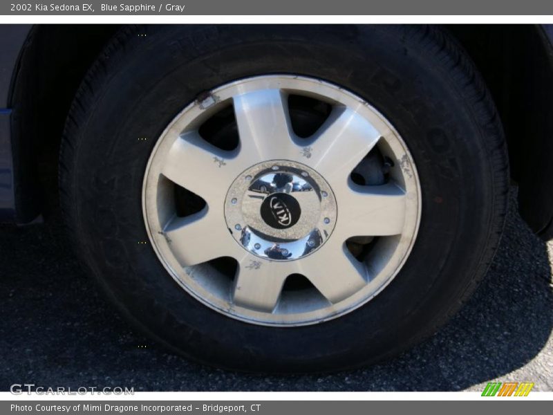 Blue Sapphire / Gray 2002 Kia Sedona EX