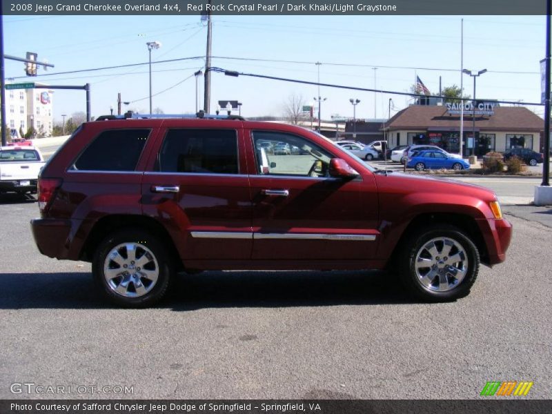 Red Rock Crystal Pearl / Dark Khaki/Light Graystone 2008 Jeep Grand Cherokee Overland 4x4