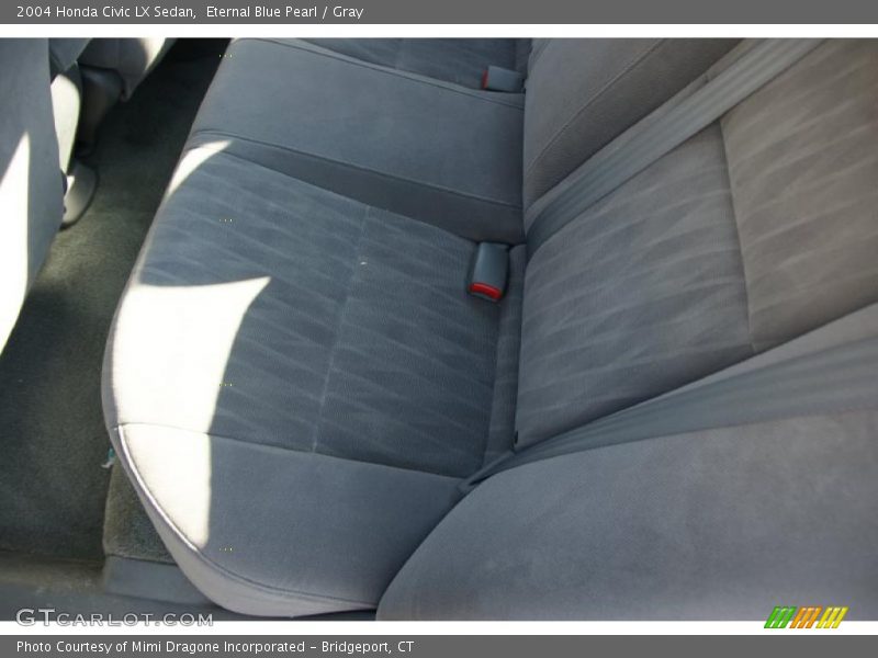 Eternal Blue Pearl / Gray 2004 Honda Civic LX Sedan