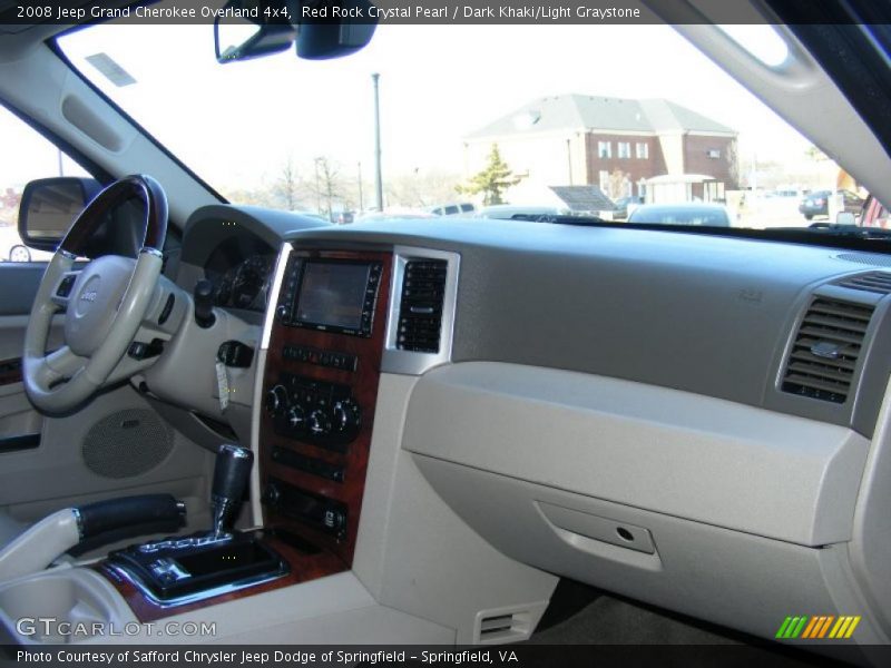 Red Rock Crystal Pearl / Dark Khaki/Light Graystone 2008 Jeep Grand Cherokee Overland 4x4