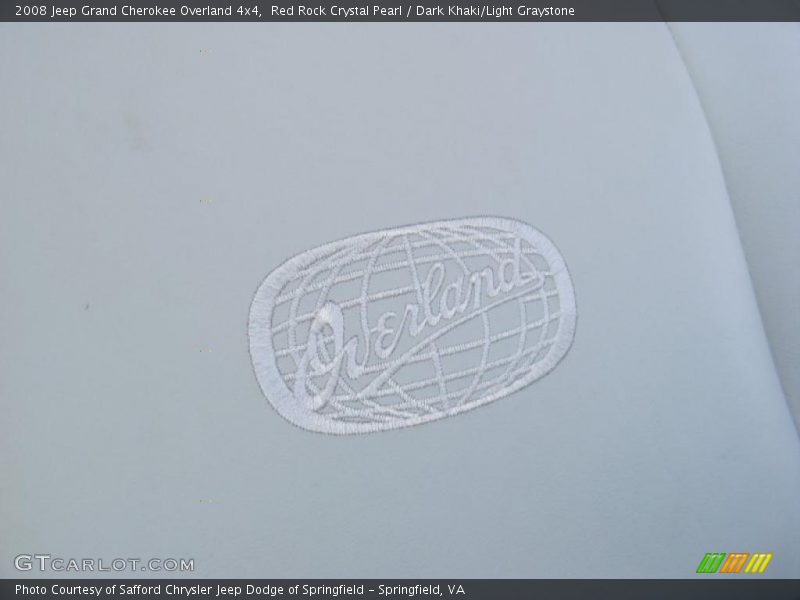  2008 Grand Cherokee Overland 4x4 Logo