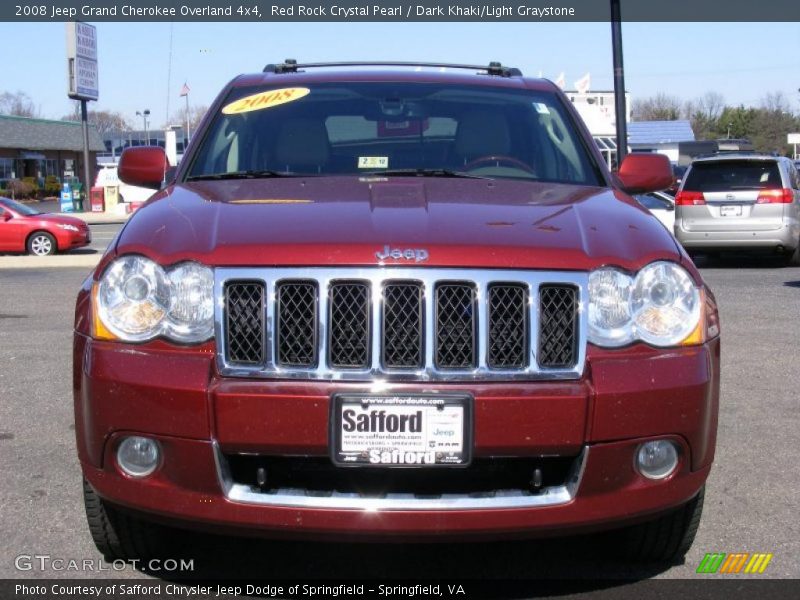Red Rock Crystal Pearl / Dark Khaki/Light Graystone 2008 Jeep Grand Cherokee Overland 4x4