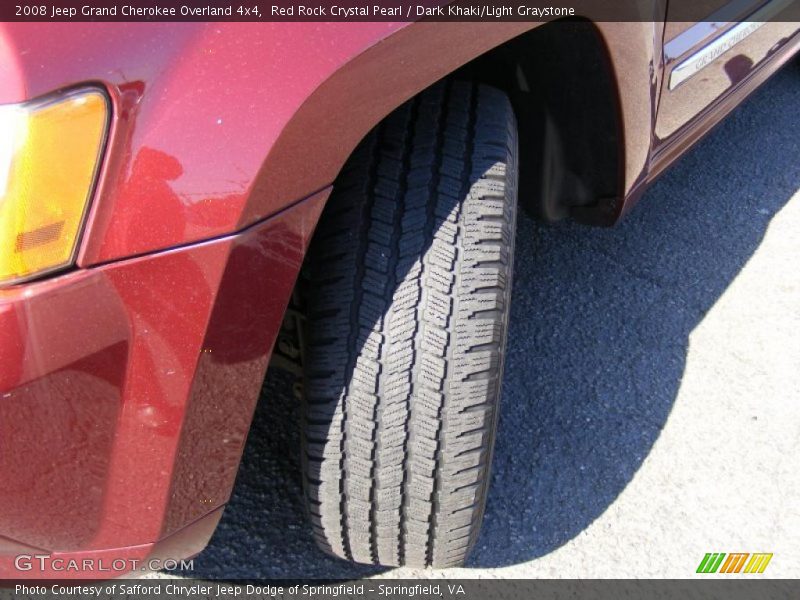 Red Rock Crystal Pearl / Dark Khaki/Light Graystone 2008 Jeep Grand Cherokee Overland 4x4