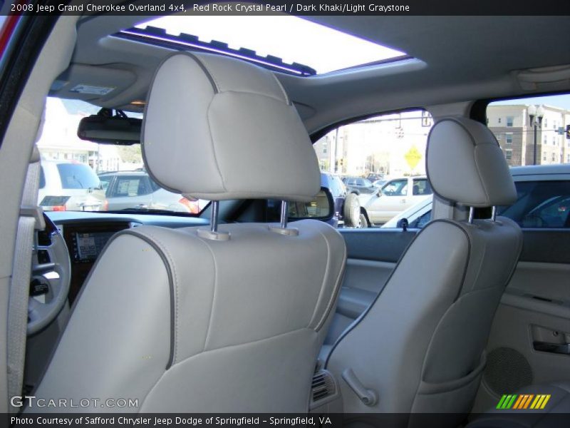 Red Rock Crystal Pearl / Dark Khaki/Light Graystone 2008 Jeep Grand Cherokee Overland 4x4