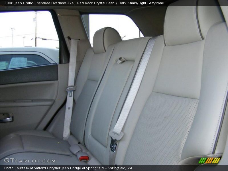Red Rock Crystal Pearl / Dark Khaki/Light Graystone 2008 Jeep Grand Cherokee Overland 4x4