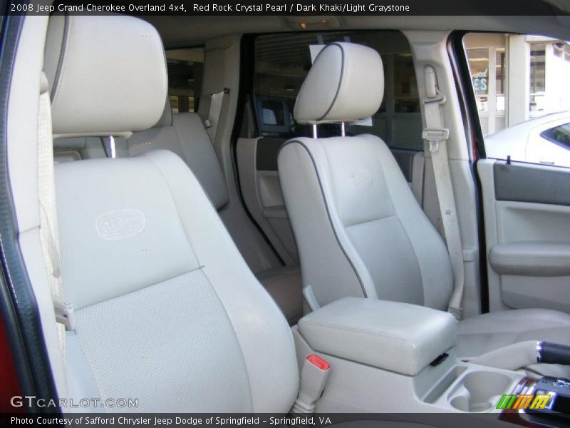 Red Rock Crystal Pearl / Dark Khaki/Light Graystone 2008 Jeep Grand Cherokee Overland 4x4