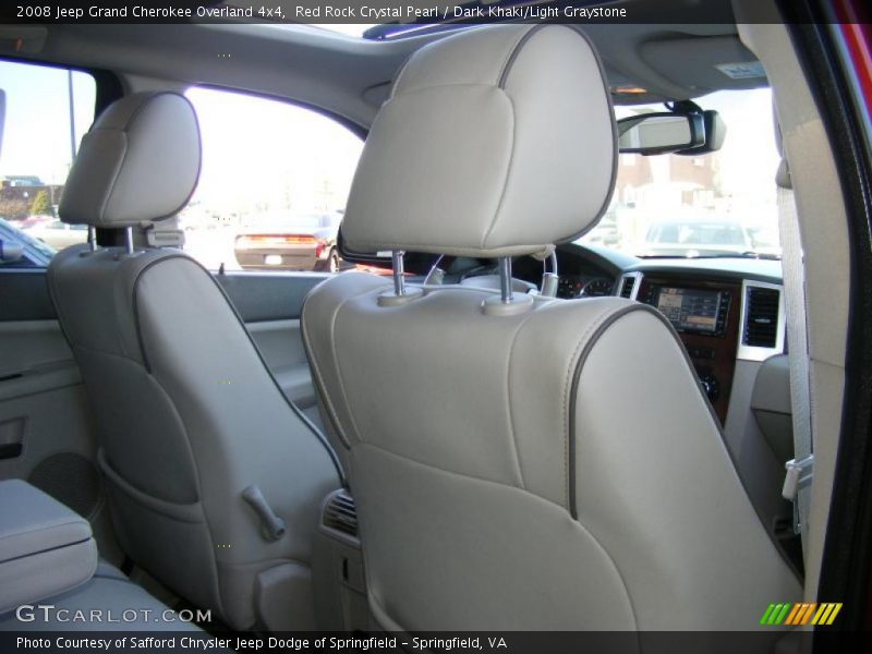 Red Rock Crystal Pearl / Dark Khaki/Light Graystone 2008 Jeep Grand Cherokee Overland 4x4