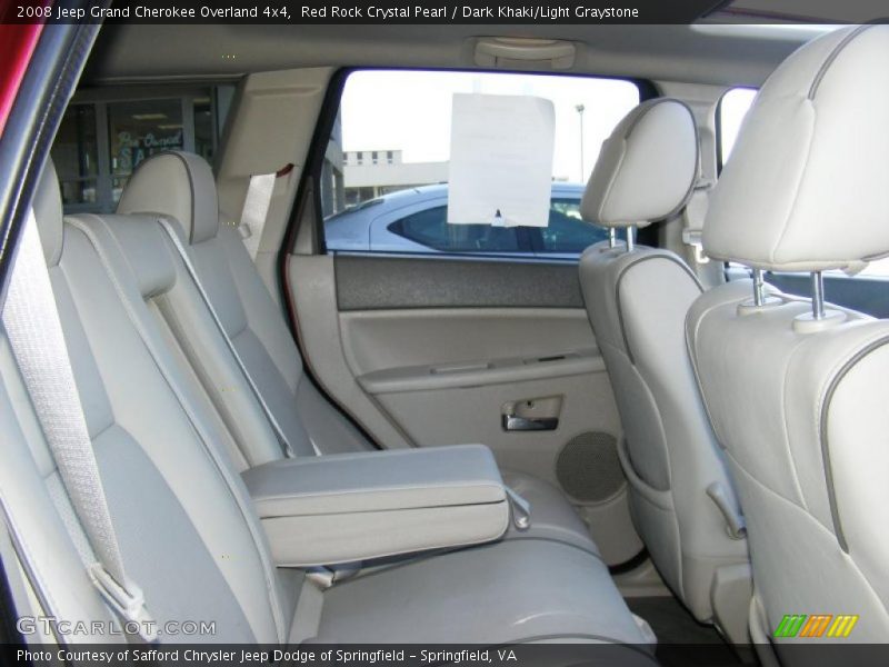 Red Rock Crystal Pearl / Dark Khaki/Light Graystone 2008 Jeep Grand Cherokee Overland 4x4