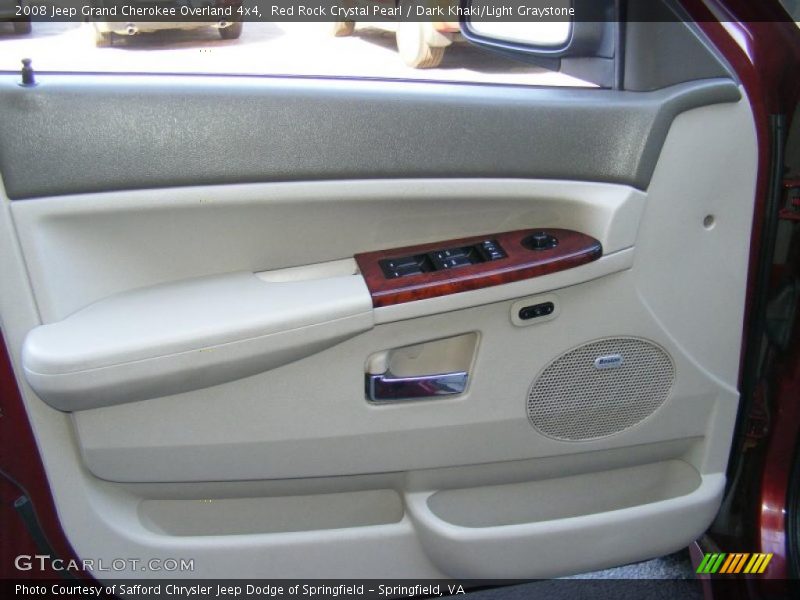 Red Rock Crystal Pearl / Dark Khaki/Light Graystone 2008 Jeep Grand Cherokee Overland 4x4