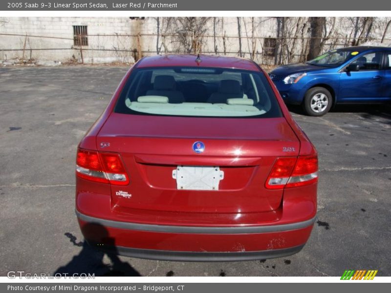 Laser Red / Parchment 2005 Saab 9-3 Linear Sport Sedan