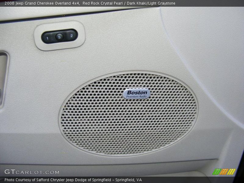 Red Rock Crystal Pearl / Dark Khaki/Light Graystone 2008 Jeep Grand Cherokee Overland 4x4