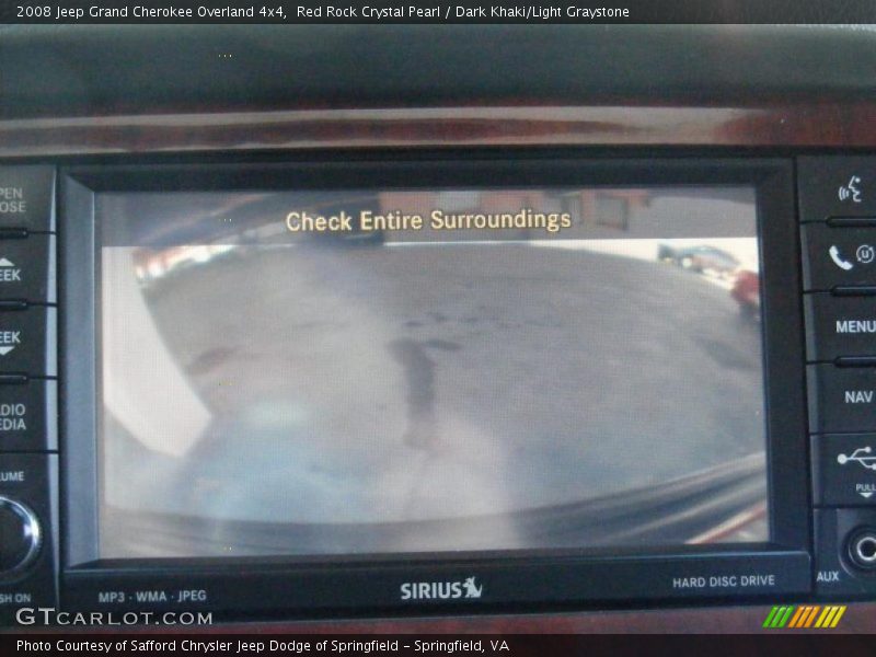 Red Rock Crystal Pearl / Dark Khaki/Light Graystone 2008 Jeep Grand Cherokee Overland 4x4